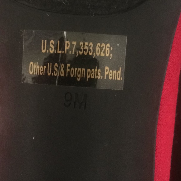 Guess New Red 9 Suede Pointy Flats - Picture 6 of 6